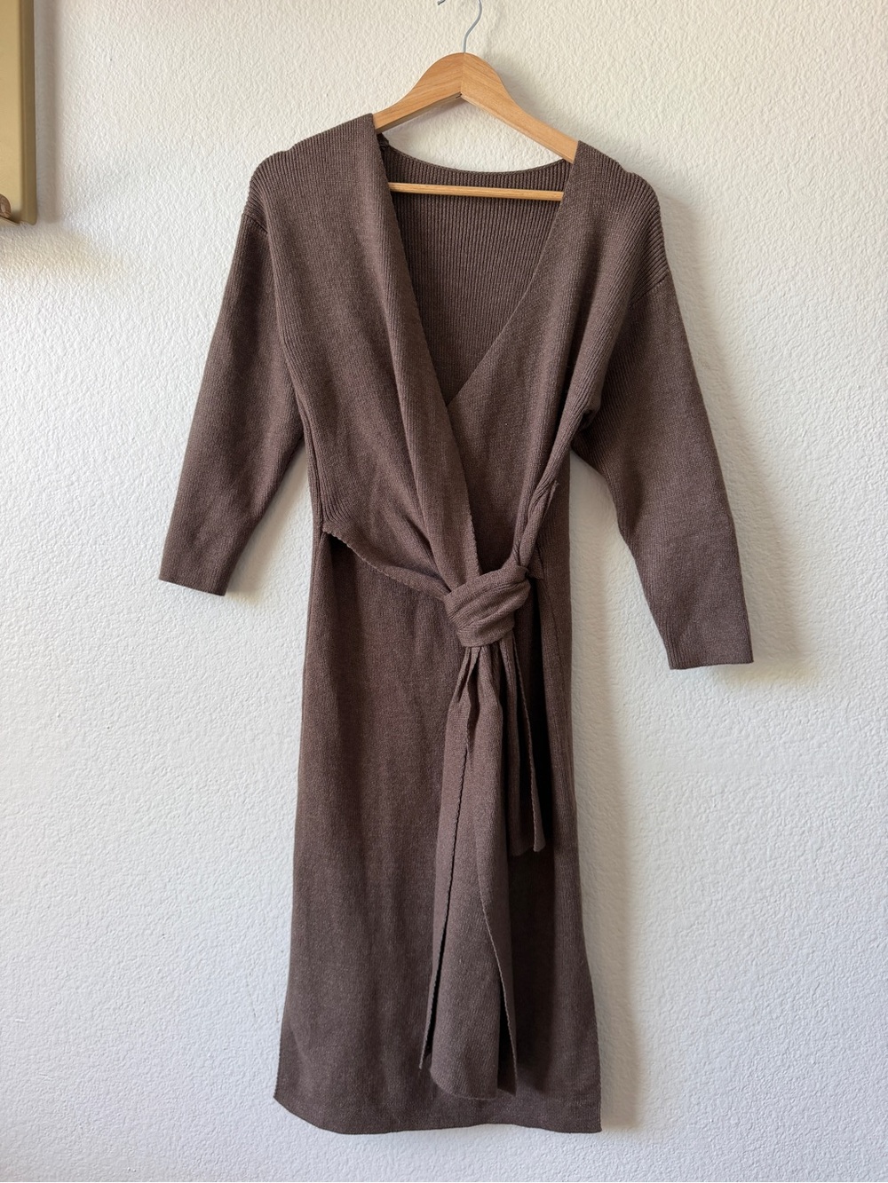Nothing Fits But Maternity Wrap Sweater Dress One Size NWT | Nursing Postpartum